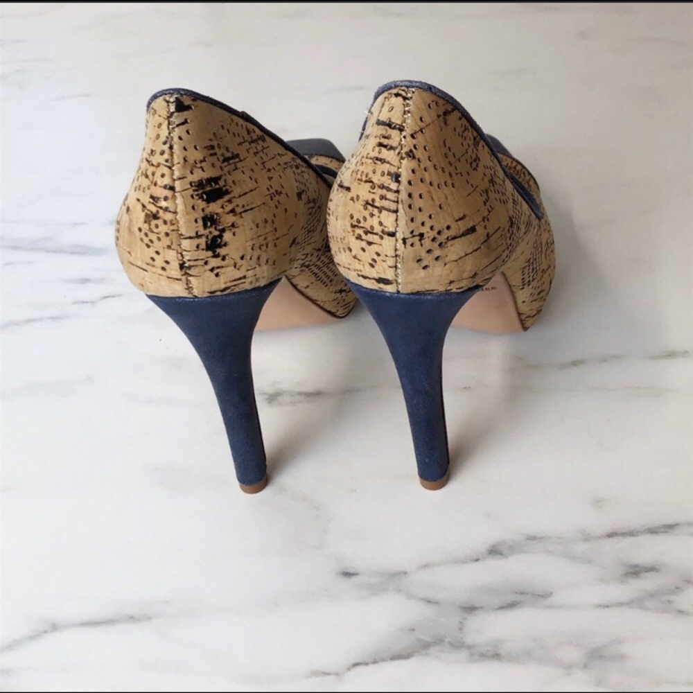 Pour La Victoire Gianna Cork Heels Size 6 M - Picture 4 of 8